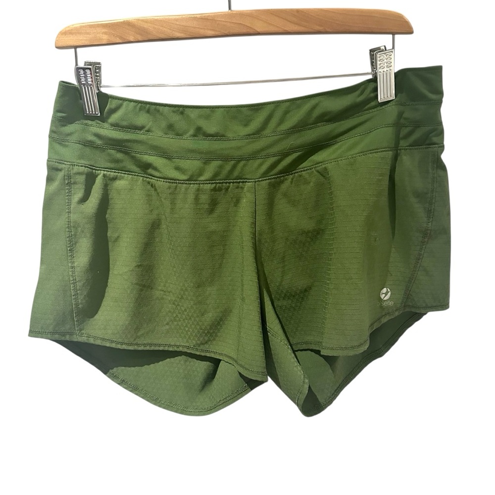 oiselle 4" Running‎ Shorts Green Size 6